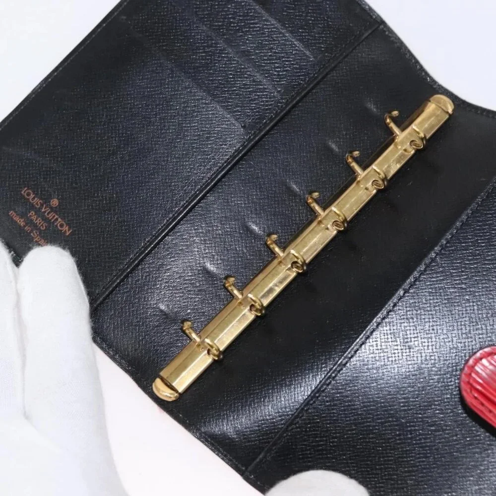 LOUIS VUITTON Epi Agenda PM Day Planner Cover Red